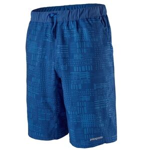 Patagonia Men's Terrebonne Shorts 10" Size Large Southern Soul: Superior Blue